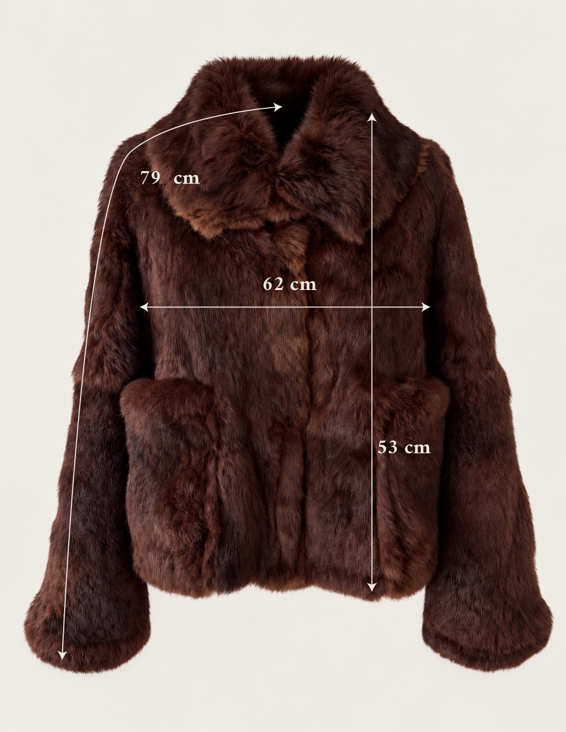 Curated vintage fur jacket