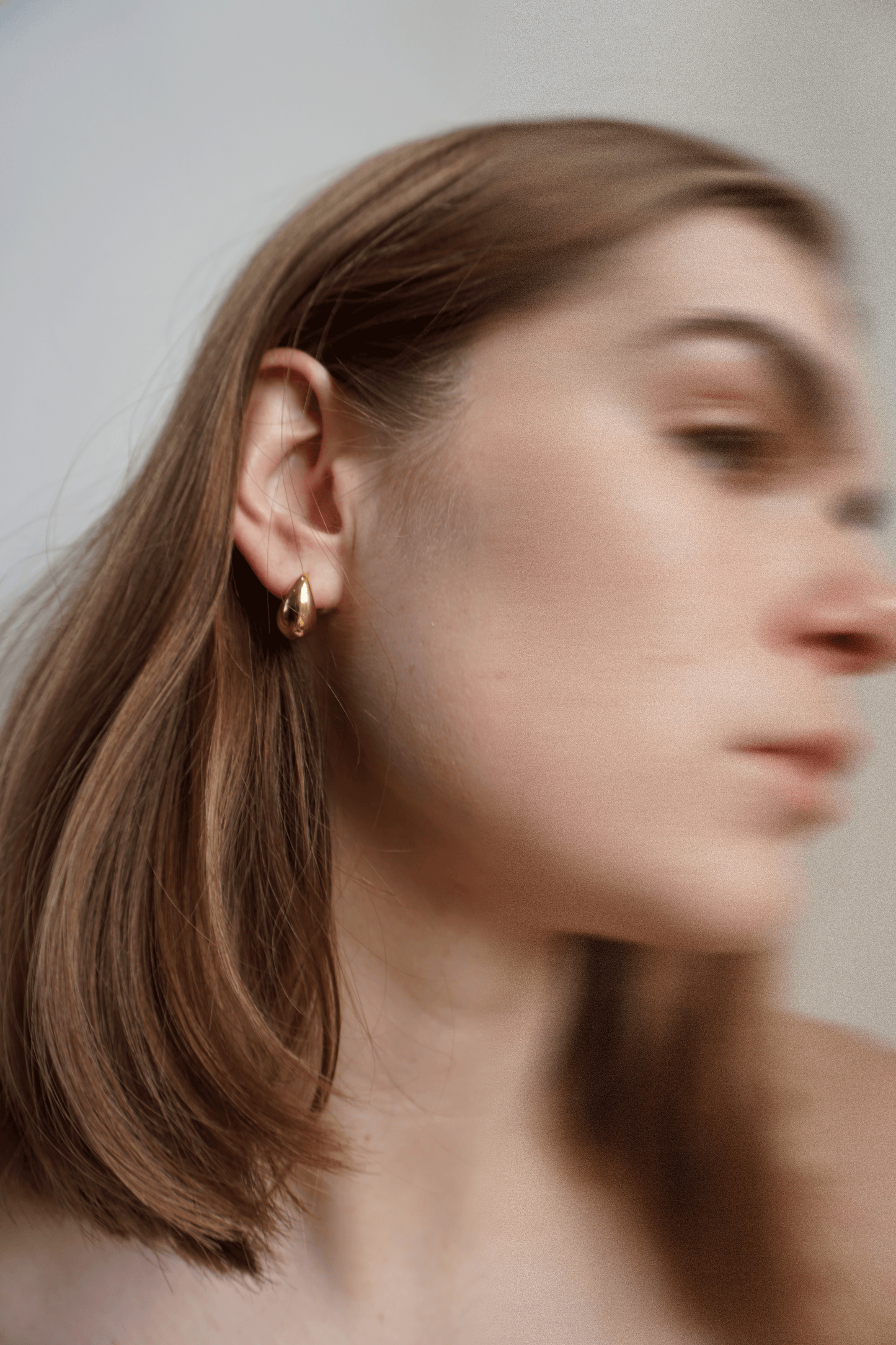 Cecilie Teardrop Stud
