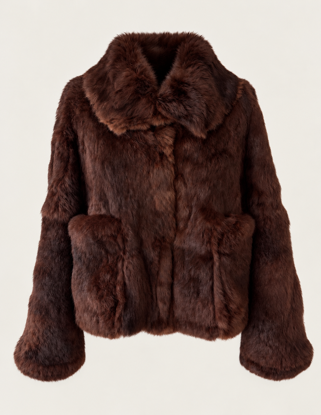 Curated vintage fur jacket