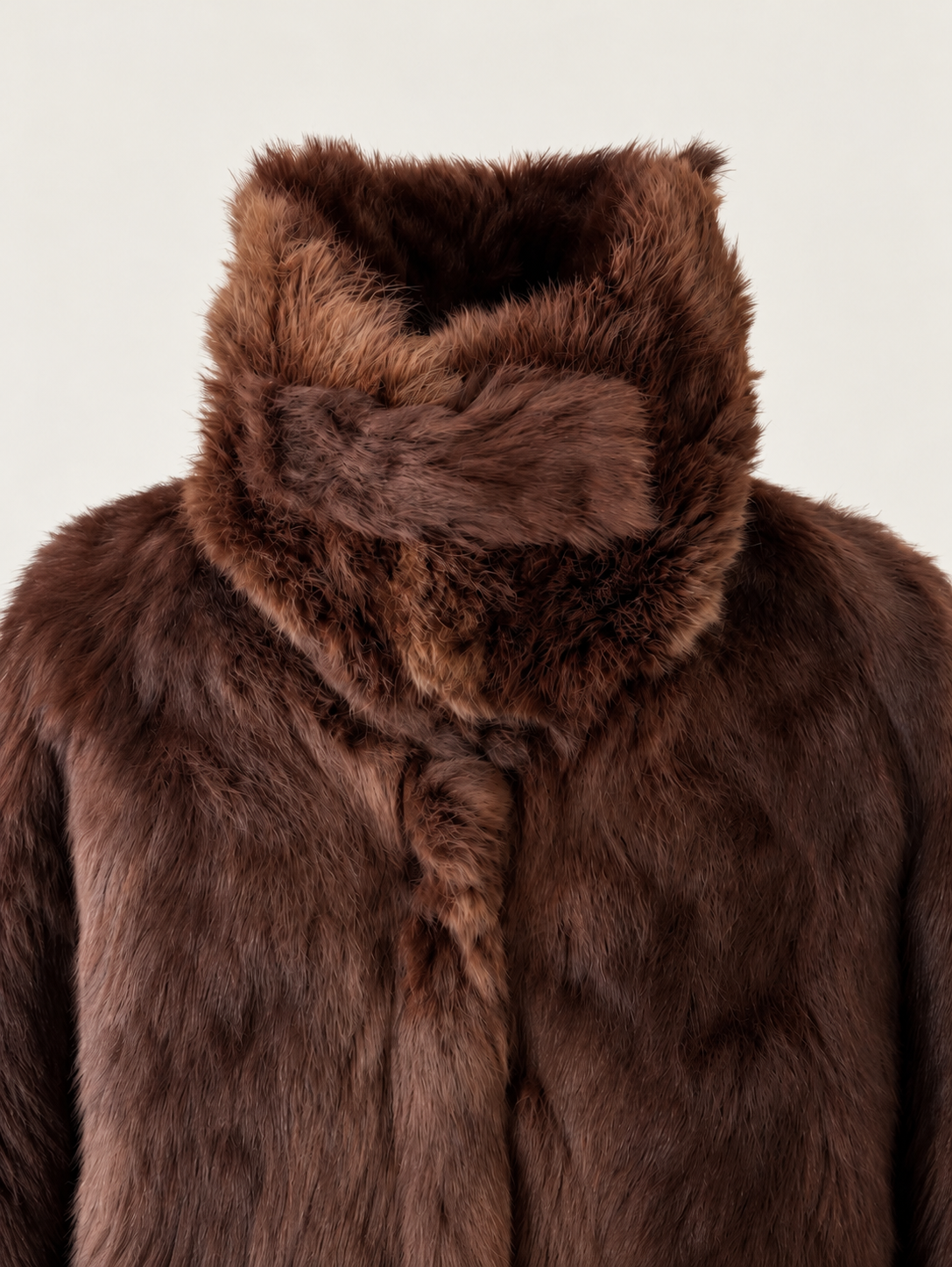 Curated vintage fur jacket