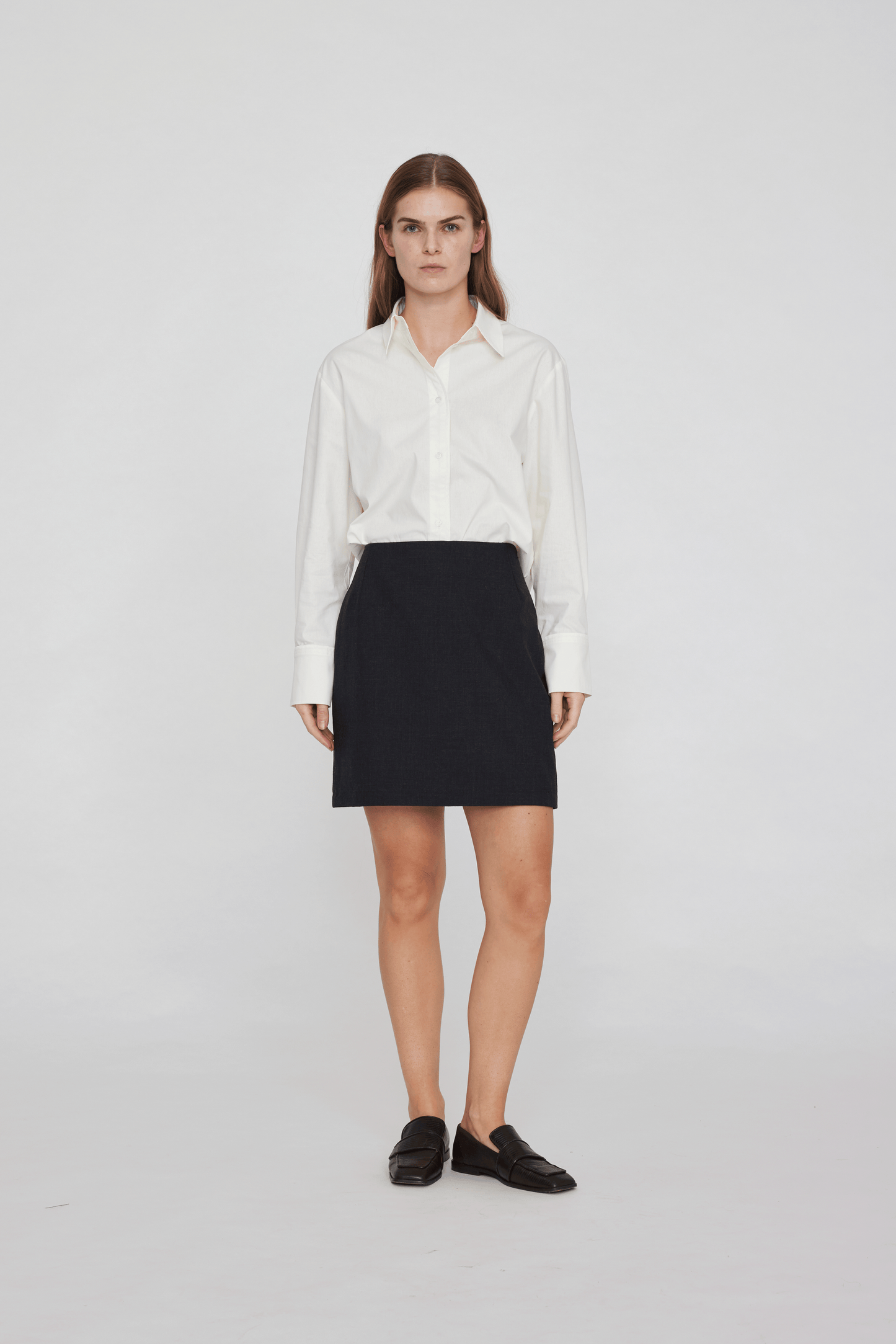 Wool Mini Skirt